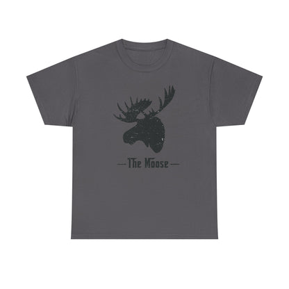 Moose Graphic Tee, Outdoor Adventure Shirt, Nature Lover Gift, Casual Wear, Animal Print T-Shirt
