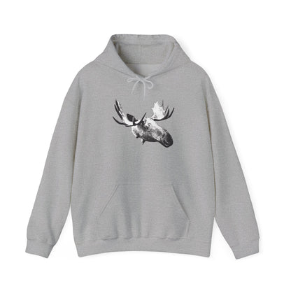 Bull Moose Graphic Unisex Hoodie,  Wildlife Apparel