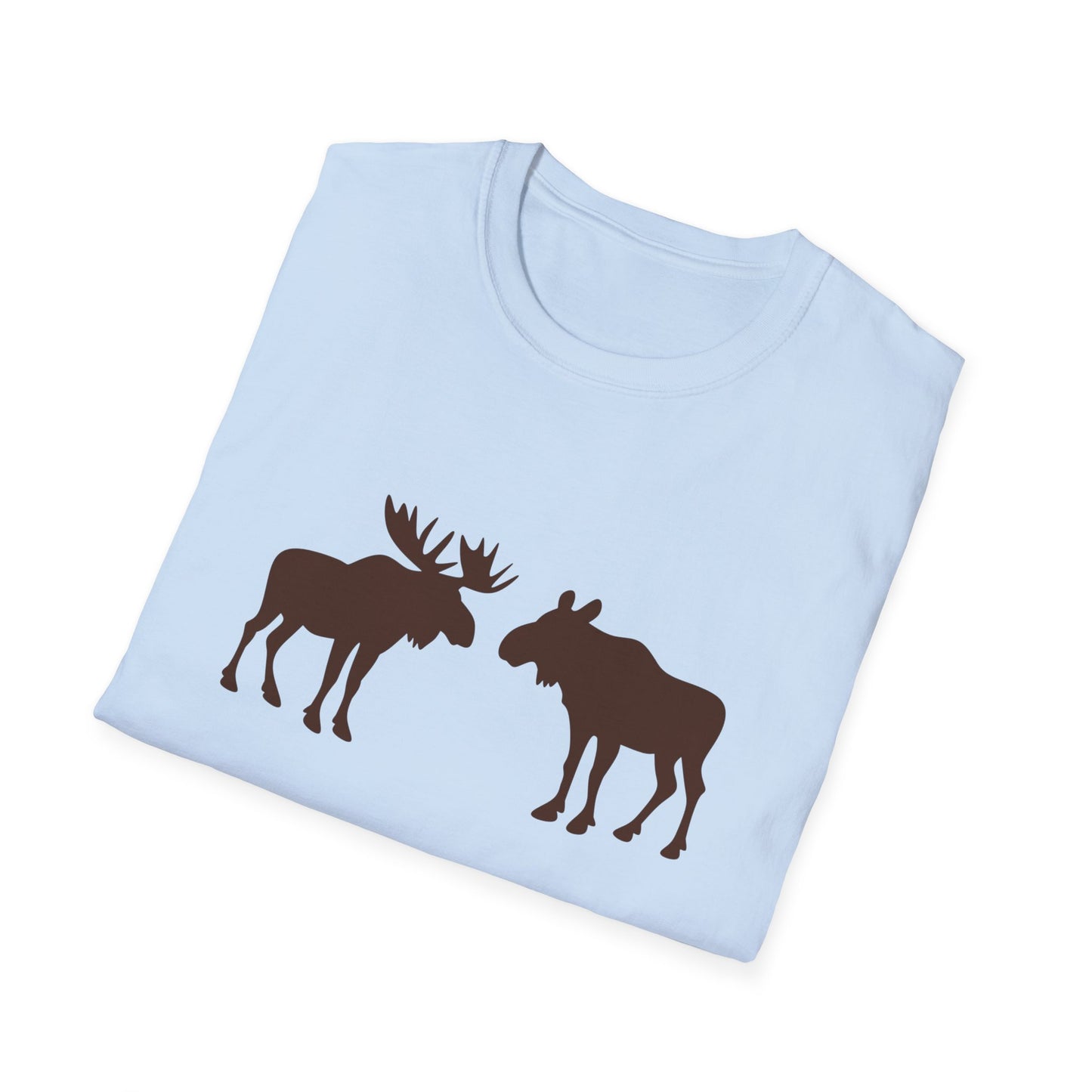 Moose Silhouette Unisex T-Shirt, Nature Lover Gift, Outdoor Adventure Tee, Wildlife Enthusiast Apparel, Casual Everyday Wear, [...]