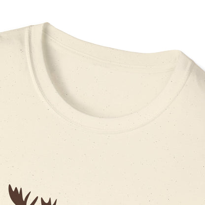 Moose Silhouette Unisex T-Shirt, Nature Lover Gift, Outdoor Adventure Tee, Wildlife Enthusiast Apparel, Casual Everyday Wear, [...]
