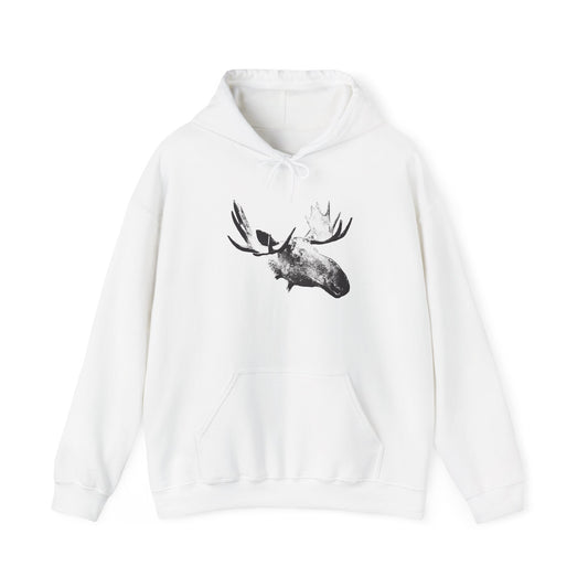 Bull Moose Graphic Unisex Hoodie,  Wildlife Apparel