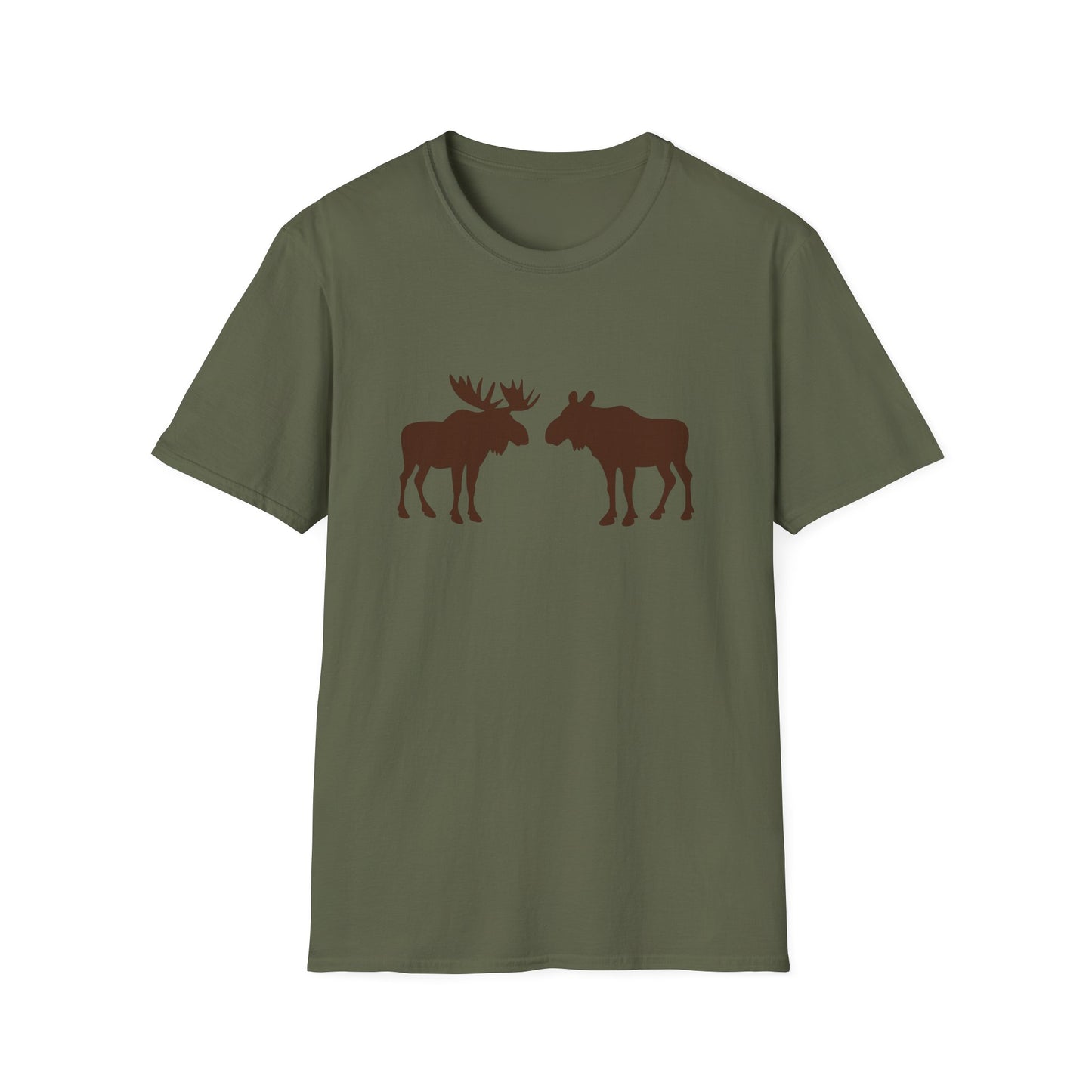 Moose Silhouette Unisex T-Shirt, Nature Lover Gift, Outdoor Adventure Tee, Wildlife Enthusiast Apparel, Casual Everyday Wear, [...]