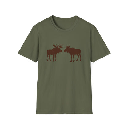 Moose Silhouette Unisex T-Shirt, Nature Lover Gift, Outdoor Adventure Tee, Wildlife Enthusiast Apparel, Casual Everyday Wear, [...]