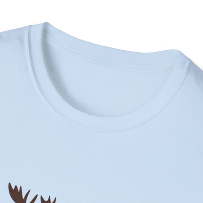 Moose Silhouette Unisex T-Shirt, Nature Lover Gift, Outdoor Adventure Tee, Wildlife Enthusiast Apparel, Casual Everyday Wear, [...]