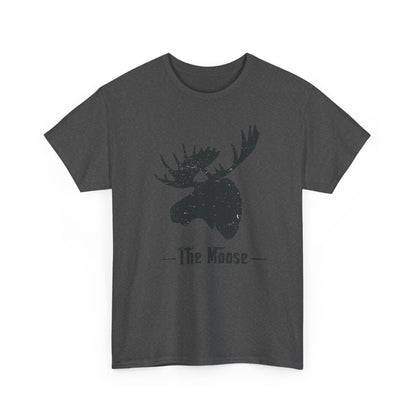 Moose Graphic Tee, Outdoor Adventure Shirt, Nature Lover Gift, Casual Wear, Animal Print T-Shirt