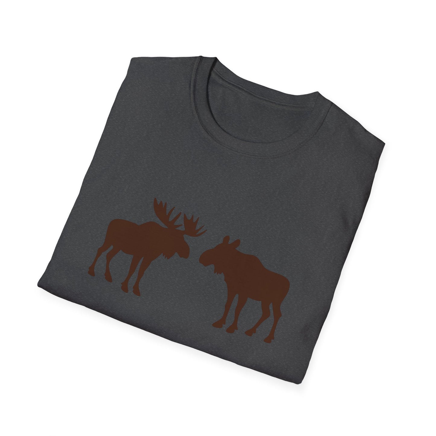 Moose Silhouette Unisex T-Shirt, Nature Lover Gift, Outdoor Adventure Tee, Wildlife Enthusiast Apparel, Casual Everyday Wear, [...]