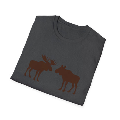 Moose Silhouette Unisex T-Shirt, Nature Lover Gift, Outdoor Adventure Tee, Wildlife Enthusiast Apparel, Casual Everyday Wear, [...]