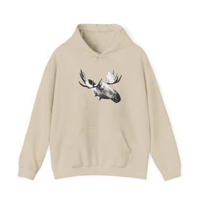 Bull Moose Graphic Unisex Hoodie,  Wildlife Apparel
