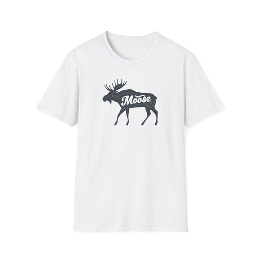 Moose Graphic Unisex T-Shirt | Nature Lover Tee, Outdoor Adventure Shirt, Wildlife Enthusiast Gift, Cabin Decor Apparel, Camping T-Shirt