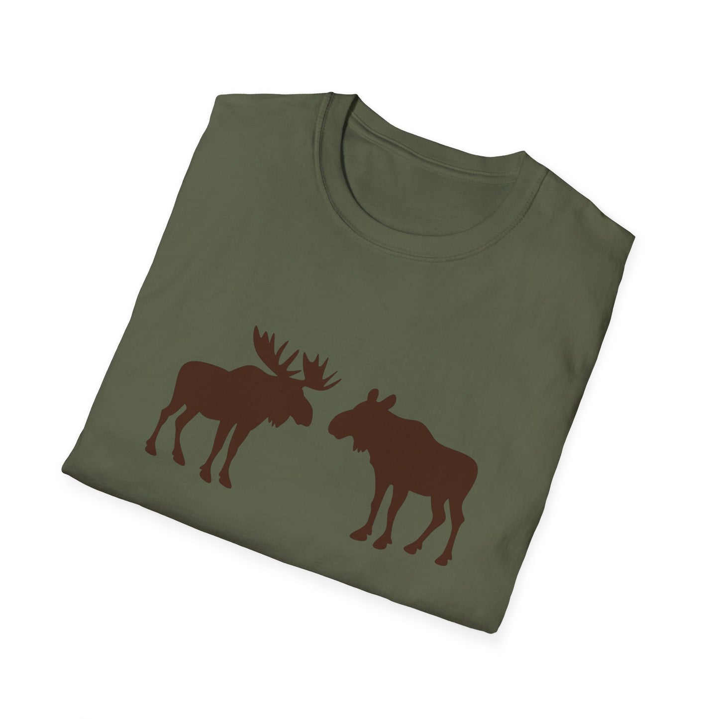 Moose Silhouette Unisex T-Shirt, Nature Lover Gift, Outdoor Adventure Tee, Wildlife Enthusiast Apparel, Casual Everyday Wear, [...]