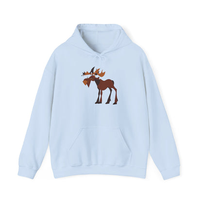 Cozy Moose Graphic Hoodie - Unisex Sweatshirt for Nature Lovers, Great for Gifts, Outdoor Adventures, and Fall Fashion