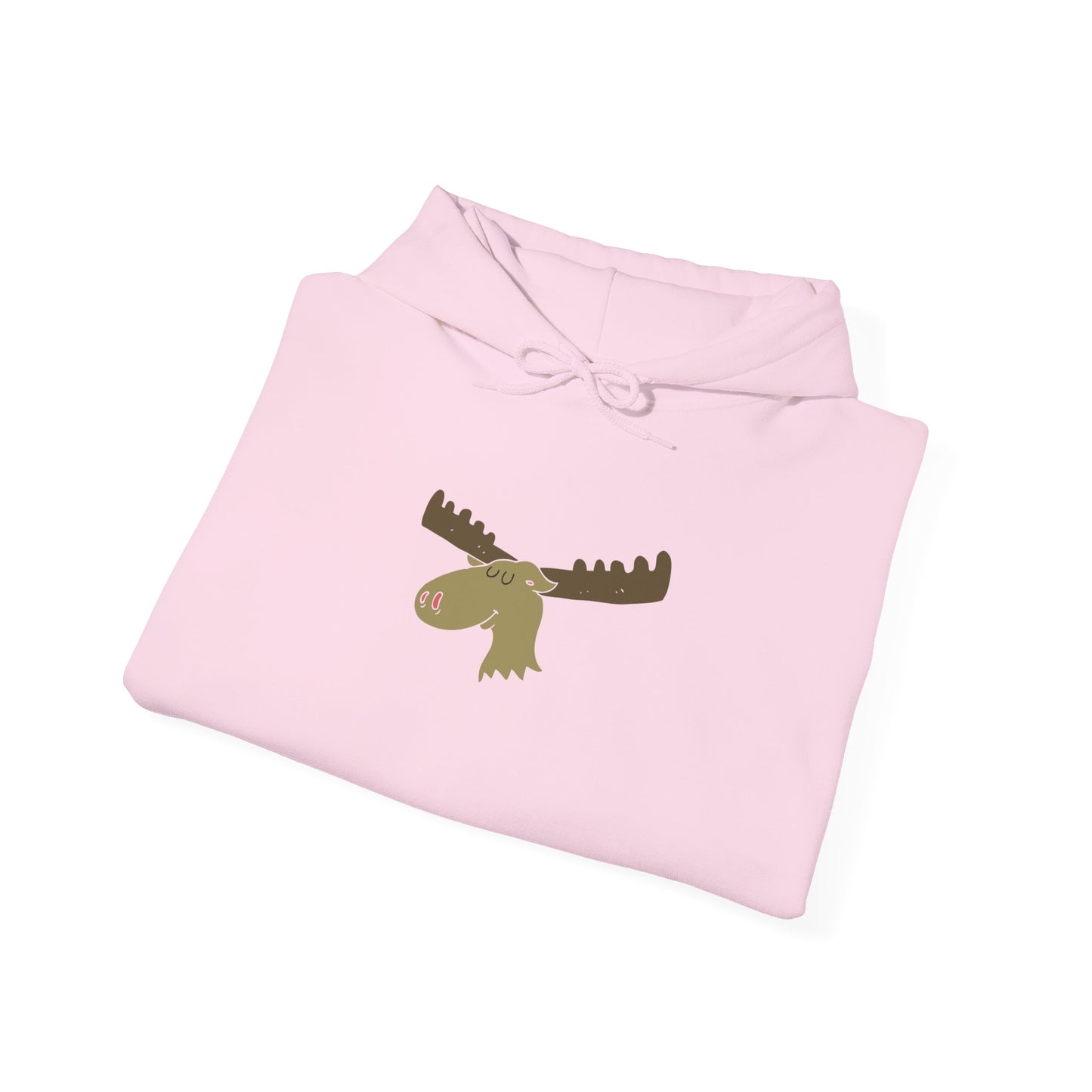 Cozy Moose Graphic Hoodie - Unisex Sweatshirt for Outdoor Adventures, Camping Gift, Nature Lover Apparel, Birthday, Christmas