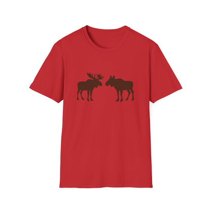 Moose Silhouette Unisex T-Shirt, Nature Lover Gift, Outdoor Adventure Tee, Wildlife Enthusiast Apparel, Casual Everyday Wear, [...]