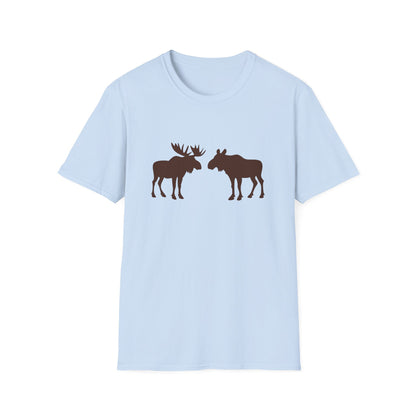 Moose Silhouette Unisex T-Shirt, Nature Lover Gift, Outdoor Adventure Tee, Wildlife Enthusiast Apparel, Casual Everyday Wear, [...]