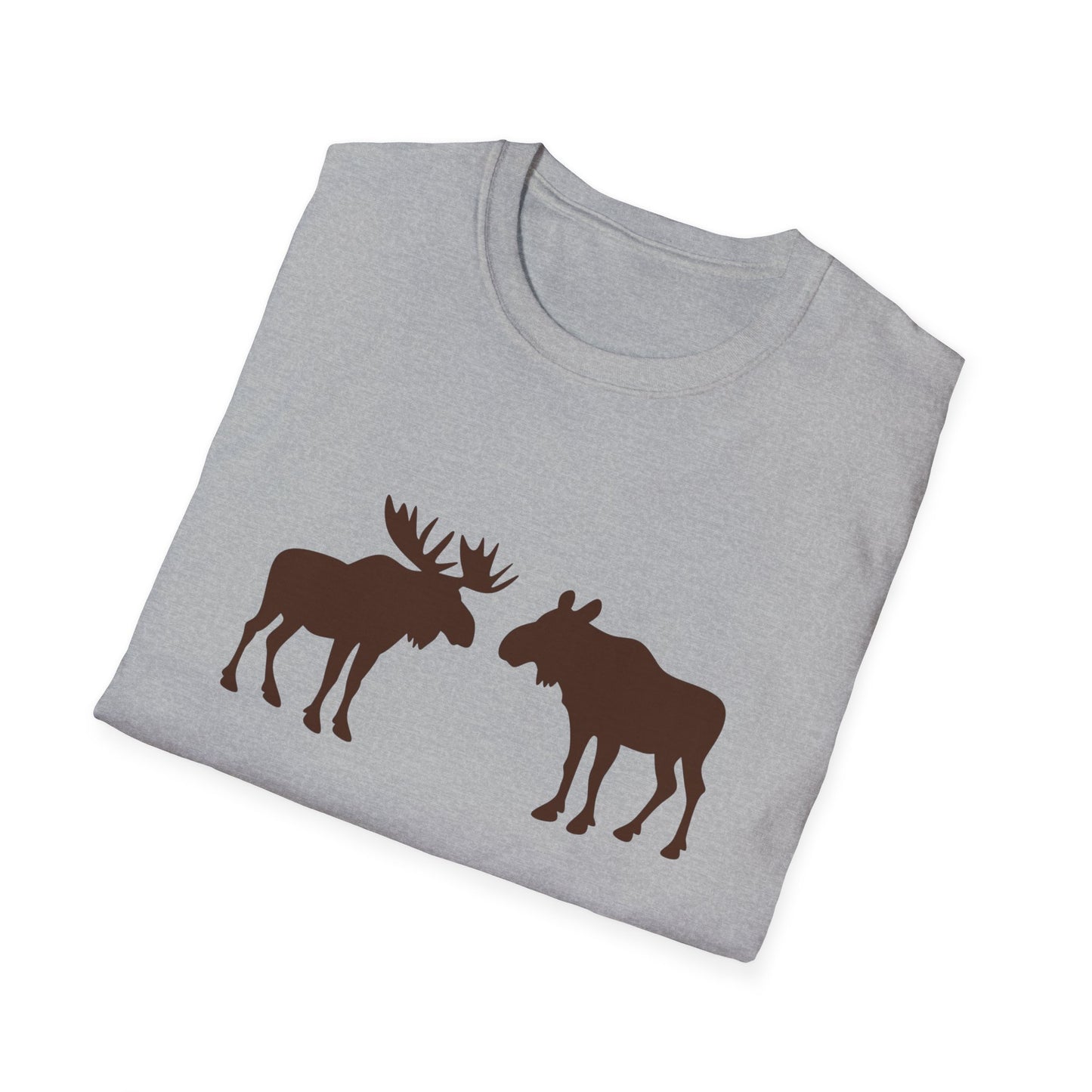 Moose Silhouette Unisex T-Shirt, Nature Lover Gift, Outdoor Adventure Tee, Wildlife Enthusiast Apparel, Casual Everyday Wear, [...]