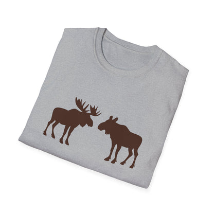 Moose Silhouette Unisex T-Shirt, Nature Lover Gift, Outdoor Adventure Tee, Wildlife Enthusiast Apparel, Casual Everyday Wear, [...]
