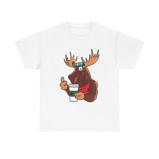 Moose Coffee Vibe Unisex T-shirt
