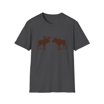 Moose Silhouette Unisex T-Shirt, Nature Lover Gift, Outdoor Adventure Tee, Wildlife Enthusiast Apparel, Casual Everyday Wear, [...]