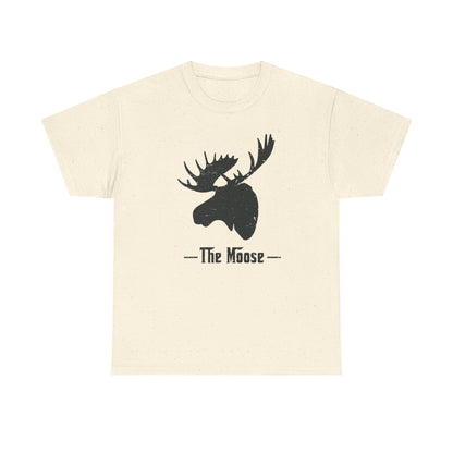 Moose Graphic Tee, Outdoor Adventure Shirt, Nature Lover Gift, Casual Wear, Animal Print T-Shirt