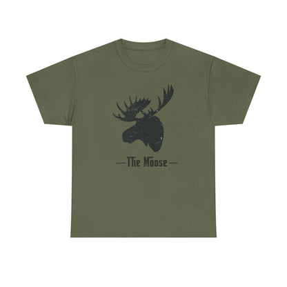 Moose Graphic Tee, Outdoor Adventure Shirt, Nature Lover Gift, Casual Wear, Animal Print T-Shirt