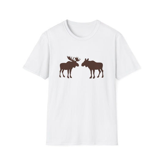 Moose Silhouette Unisex T-Shirt, Nature Lover Gift, Outdoor Adventure Tee, Wildlife Enthusiast Apparel, Casual Everyday Wear, [...]