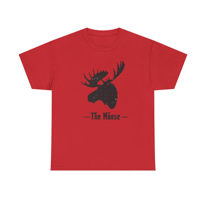 Moose Graphic Tee, Outdoor Adventure Shirt, Nature Lover Gift, Casual Wear, Animal Print T-Shirt