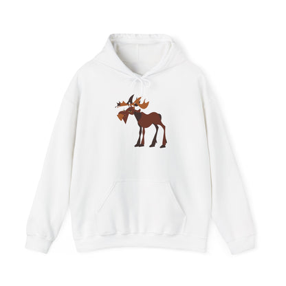 Cozy Moose Graphic Hoodie - Unisex Sweatshirt for Nature Lovers, Great for Gifts, Outdoor Adventures, and Fall Fashion