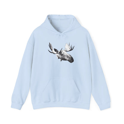 Bull Moose Graphic Unisex Hoodie,  Wildlife Apparel
