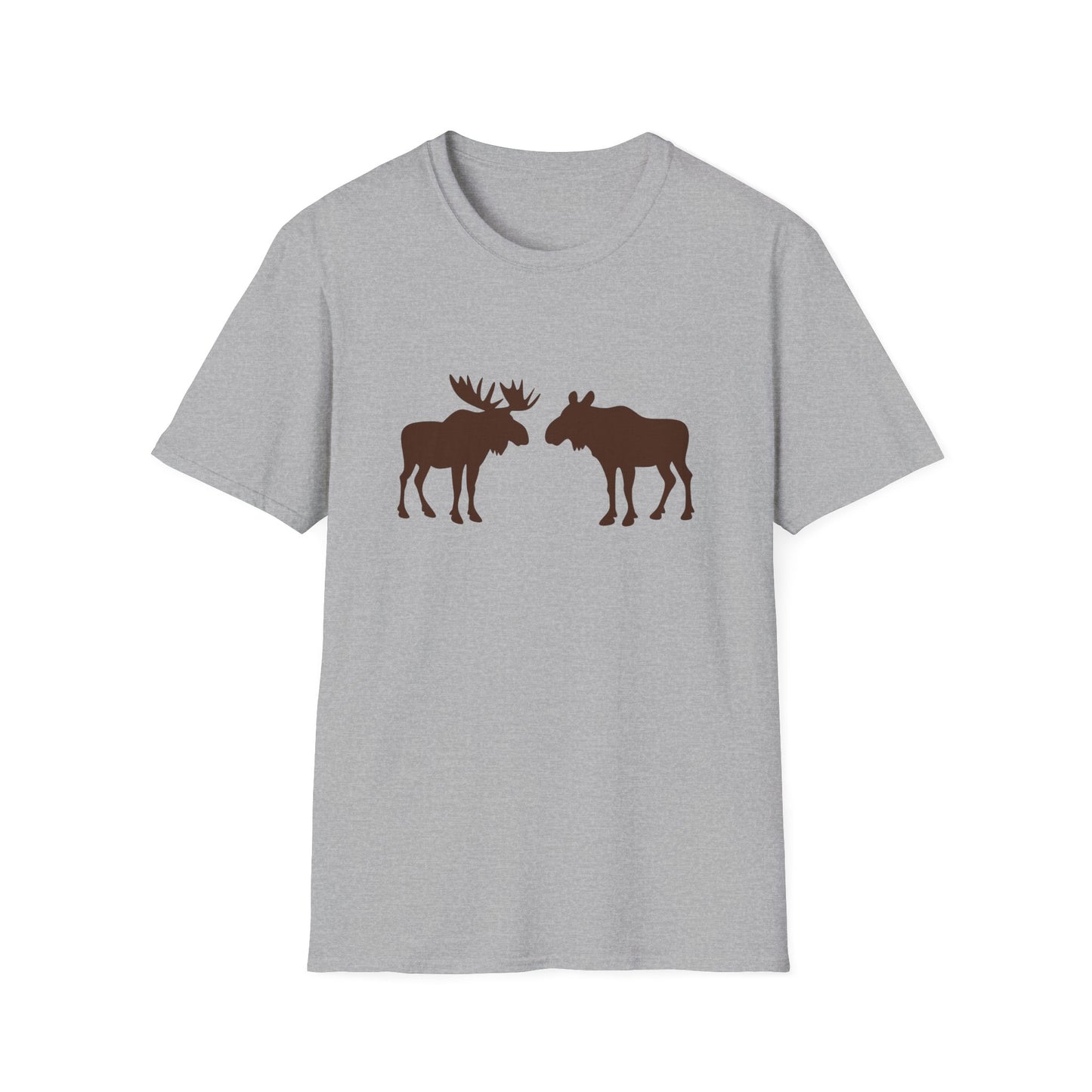 Moose Silhouette Unisex T-Shirt, Nature Lover Gift, Outdoor Adventure Tee, Wildlife Enthusiast Apparel, Casual Everyday Wear, [...]