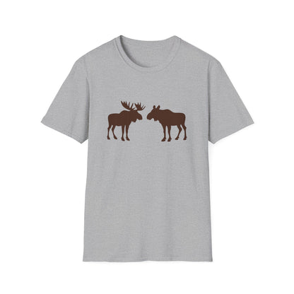 Moose Silhouette Unisex T-Shirt, Nature Lover Gift, Outdoor Adventure Tee, Wildlife Enthusiast Apparel, Casual Everyday Wear, [...]