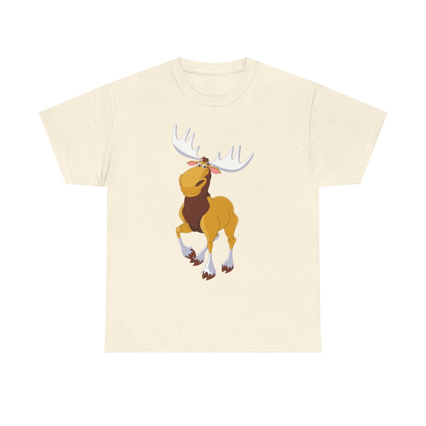 Moose Lover Unisex Heavy Cotton Tee, Nature T-Shirt, Wildlife Apparel, Animal Graphic Tee, Gift for Outdoorsy Friends