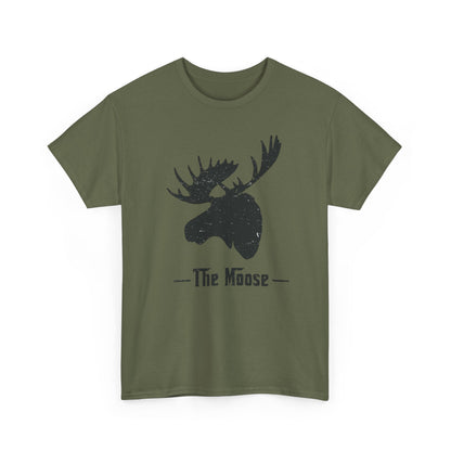 Moose Graphic Tee, Outdoor Adventure Shirt, Nature Lover Gift, Casual Wear, Animal Print T-Shirt