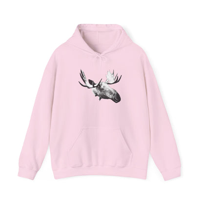 Bull Moose Graphic Unisex Hoodie,  Wildlife Apparel